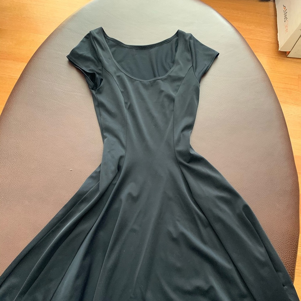 Black milk clothing black skater dress